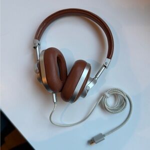 Master & Dynamic Chestnut Leather Noise Cancelling Headphones